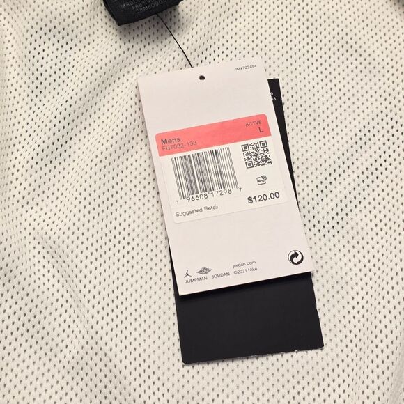 Nike Jordan Flight MVP Spellout Jacket Black Sail FB7032-133 Men's Size L - Picture 4 of 6